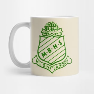 MAROUBRA BAY HIGH SCHOOL GREEN & GOLD SCHOOL COLOURS DESIGN Mug